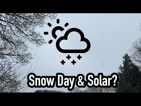 Snow and Solar Panels? Will my panels produce in snow?