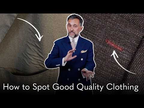 9 Ways to Spot Good Quality Clothing