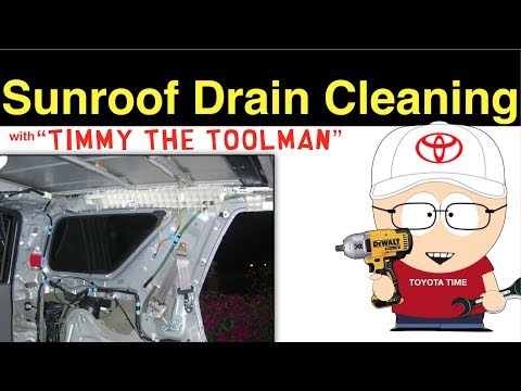 Sunroof Drain Cleaning