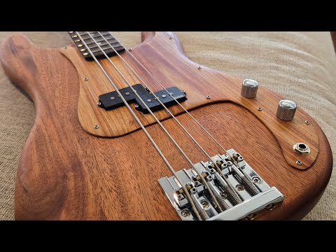 Building a P bass guitar, Emg pickups, stainless steel frets, hipshot tuners and bridge
