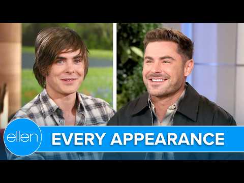 Every Time Zac Efron Appeared on the ‘Ellen’ Show