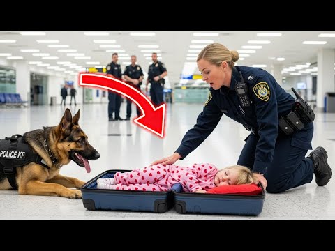 Полицейская Собака Не Перестаёт Лаять на Чемодан в Аэропорту — Когда Открыли, Никто Не Поверил!