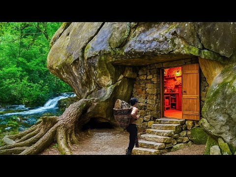 Building a Cozy Stone House in the Rainforest That Can Last for Thousands of Years