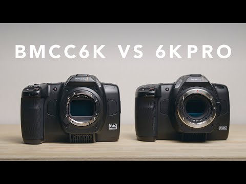 BMCC6K VS BMPCC 6K PRO | Comparison between the new Blackmagic Cinema Camera 6K and 6K Pro