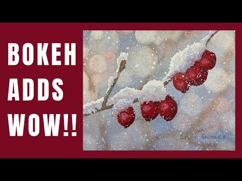 Use Bokeh to Take Your Watercolor From Simple to Stunning!