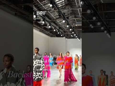 Op Art Optimism at Dries van Noten | BoF Backstage Pass