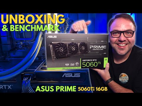 ASUS Prime RTX 5060 Ti 16GB GDDR7 Unboxing & Benchmarks (3DMark & Superposition)