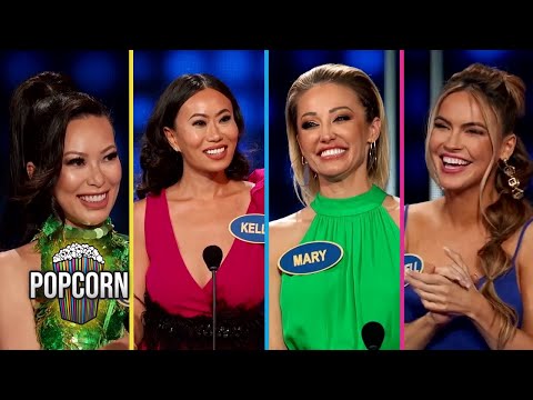 Selling Sunset vs. Bling Empire On Celebrity Family Feud - BEST BITS!