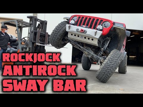 ROCKJOCK ANTIROCK SWAY BAR INSTALL On Our Jeep JLUR!
