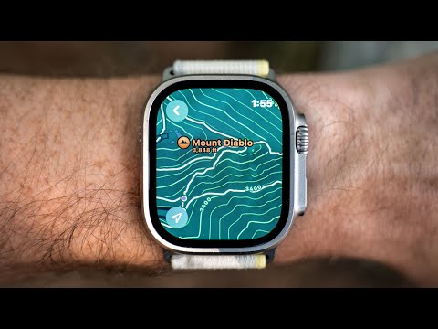 Apple WatchOS 10 Offline Topo Maps and User Interface Hands On Walkthrough!
