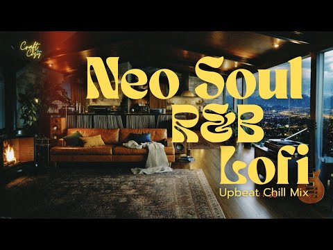 Blue Hour Snowy Groove Room 🌨️ | Neo Soul, R&B Lofi Upbeat Chill Mix