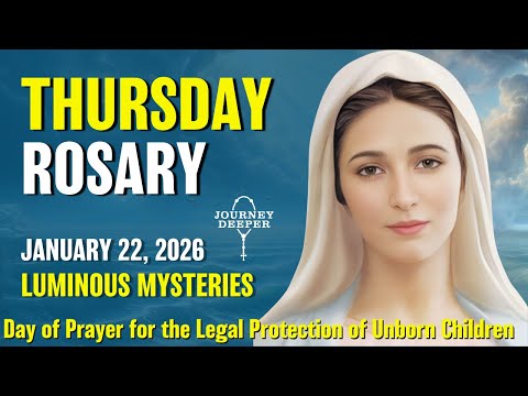 Thursday Rosary ❤️ Luminous Mysteries of the Rosary ❤️ January 22, 2026 VIRTUAL ROSARY