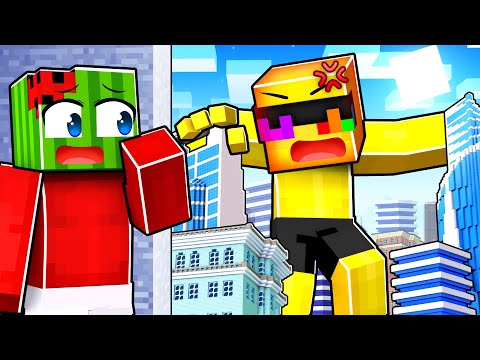 TINY vs GIANT Hide AND Seek in Minecraft!