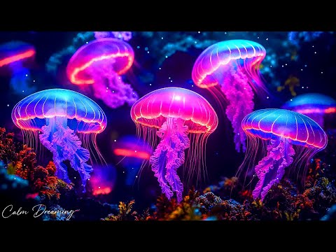 Jellyfish Aquarium • Healing of Insomnia, Stress, Anxiety and Depression • MELATONIN RELEASE #3