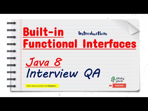 java 8 interview question | built in functional interfaces in java | Java 8 new features | okay java