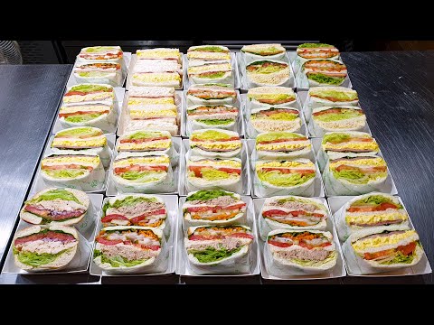 청주 샌드위치 달인, 햄 에그 샌드위치, 참치 마요, 햄 치즈, Sandwich master, Ham egg, Tuna, Ham cheese, Korean street food