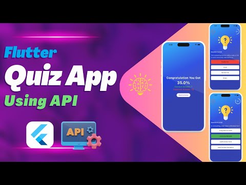 Quiz App Flutter || Flutter Quiz App With API