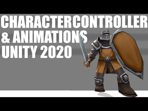 Character Controller With Animations - Walk, Run, Jump & Attack - Unity 2020 - Beginner Tutorial