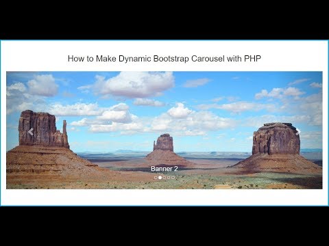 How to Make Dynamic Bootstrap Carousel with PHP