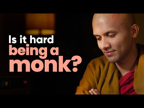 Is it hard being a monk? | Buddhism In English