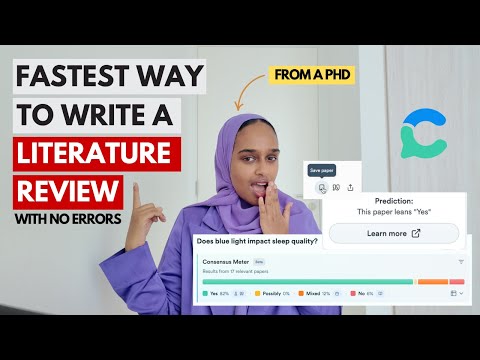 How To Write a Literature Review Using Consensus AI (With Threads + Consensus Meter)