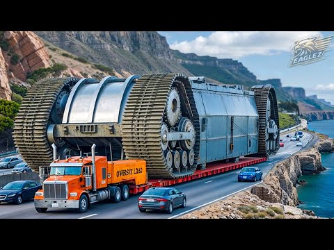 Extreme Dangerous Transport Skill Operations Oversize Truck | Biggest Heavy Equipment Machines #11