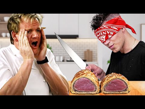 I Made Gordon Ramsay's Beef Wellington While Blindfolded