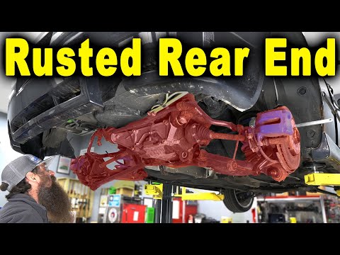 Removing The RUSTED Rear End on R32 ~ Time for Rehab