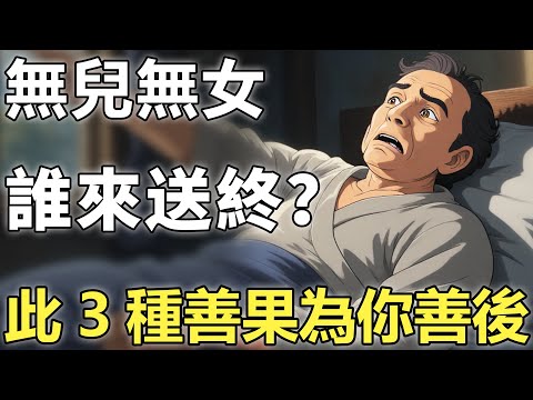膝下無子者，死後沒人送終？菩薩開示：此3種善果為你善後！【輪回|因果|佛學】