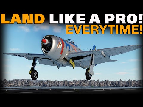 How to Survive Landing A Warbird in DCS World!