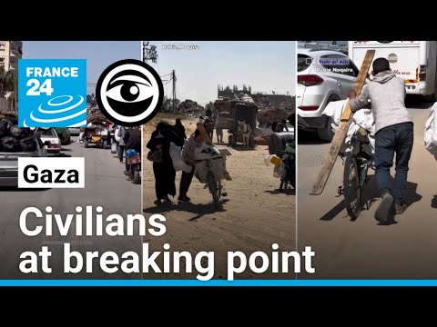 ‘We settled on the roadside’: Gaza civilians at breaking point • The Observers - France 24