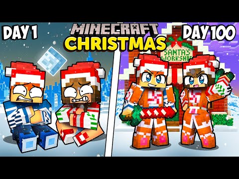 I Survived CHRISTMAS! in Minecraft!