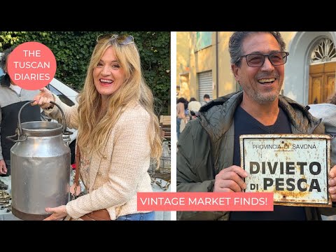 A DAY IN OUR LIVES - VINTAGE MARKET & LAST MINUTE PAINTING!