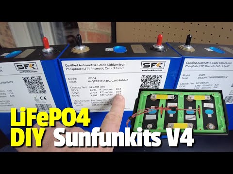 DIY LiFePO4 Battery Sun Fun Kits V4