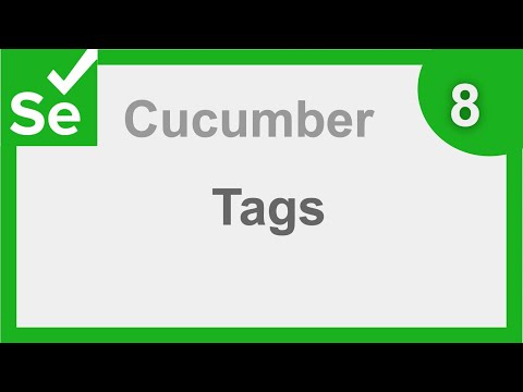 Selenium Cucumber Java BDD Framework 8 - Tags | Step by Step