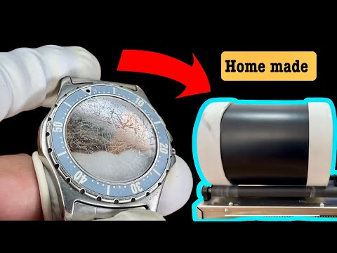 SANDBLASTING EXPERIMENT AT HOME  - watch restoration polishing tutorial