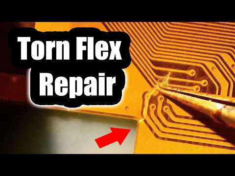 Urgent Repair - Is this even Fixable. Ultra Thin Torn Flex Cable for SCT Tuner