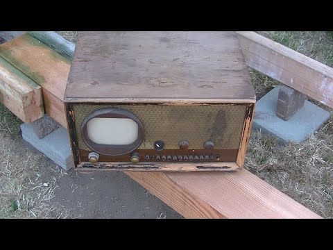 1950 Hallicrafters 505 506 Resurrection for Debates Pushbutton Tuning  7JP4  Television