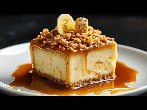 Just milk and banana! Delicious Italian dessert! You'll lick your fingers! Delicious