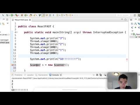 Practice Java Program - Reaction Timer #58