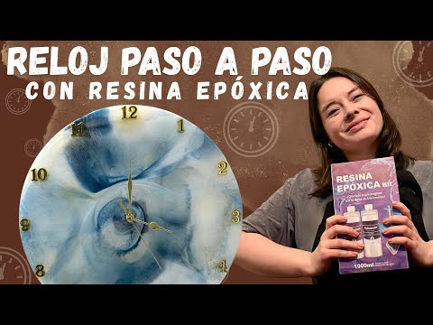 🕰️ Cómo Hacer un Reloj de Pared con Resina Epóxica | Tutorial Paso a Paso, desde cero ✨