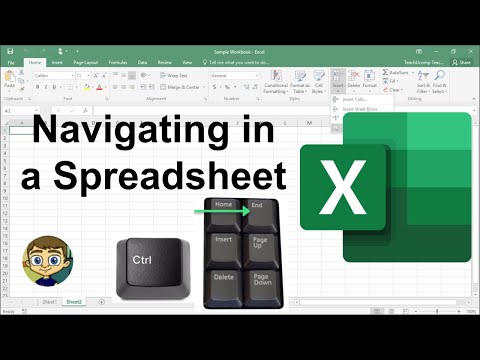 Navigating Within an Excel Spreadsheet