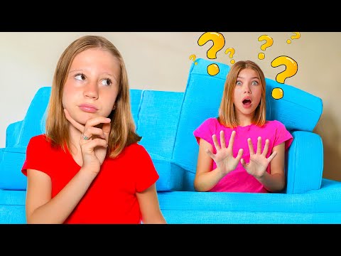 Nastya and friends play hide and seek in secret rooms