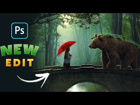 "THE UMBRELLA" Photo Manipulation Speed Art | Photoshop Tutorial