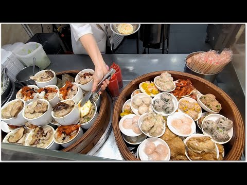 香港懷舊點心包點糕點  Hong Kong Costalgic Food Steamed Rice Dimsum 鹹魚肉餅 鳳爪排骨飯 北菇雞飯 蝦餃燒賣煎魚餅叉燒包春卷 馬拉糕 香港美食 包點達人