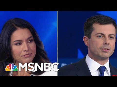 Pete Buttigieg And Tulsi Gabbard Call Each Other Out Over Inexperience | MSNBC
