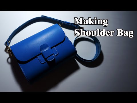7 [leather craft] Making Shoulder bag / Free Pattern