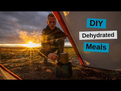 My meals in the backcountry. Dehydrating your own meals & foods at home for use in hiking & camping