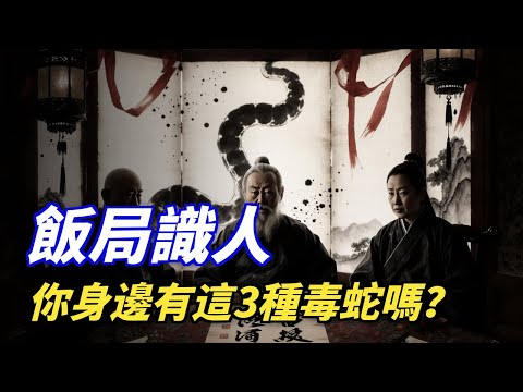 飯桌上出現這3種人，千萬別深交！否則遲早會反噬你！ #識人術 #社交智慧 #飯局 #人性