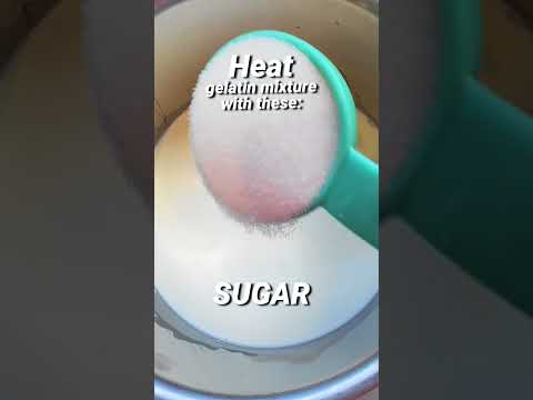 How to make bunny puddings 🐰#Shorts